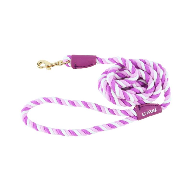 Correa Li'l Pals Mini Rope Color Fucsia