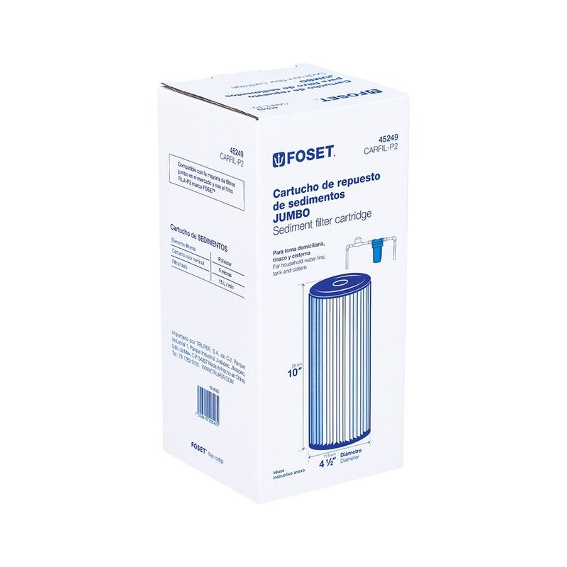 Cartucho para Filtro de Agua Jumbo de Sedimentos para Filtro FILA-P2