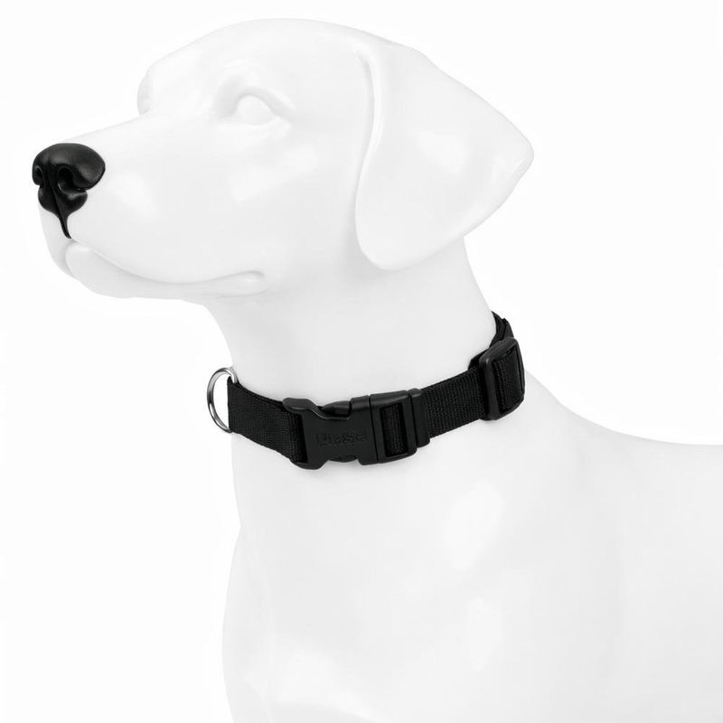 Collar Tuff para Perro Color Negro de 1 Plg