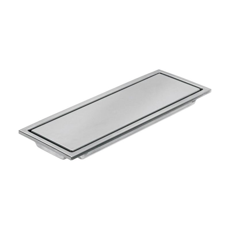 Reposadera Rectangular Reversible 12 x 4 3/8 Plg Acero Inoxidable