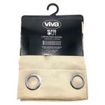 Cortina para Ventana Black Out Crema 137x228 Cm