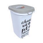 Almacenador de Alimentos para Mascotas Trendy con Tapa de 6 lb