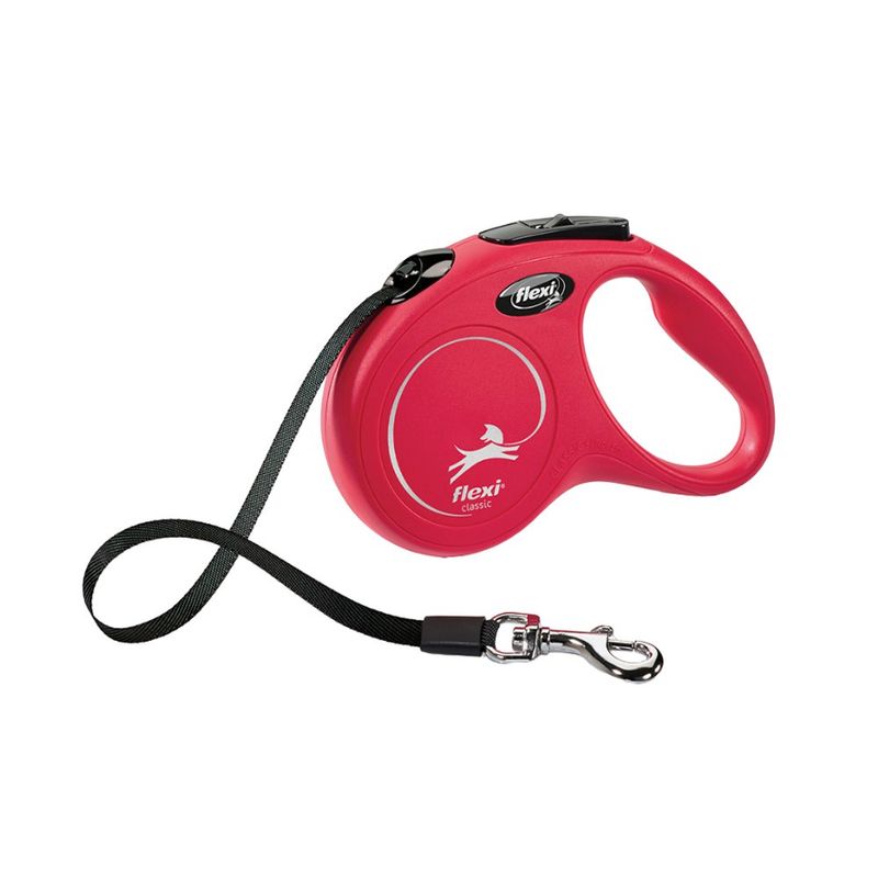 Correa Retráctil Flexi New Classic Rojo S