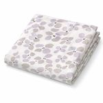 Set de Cortina para Baño con 12 ganchos  Diseño Pétalos 180 x 180 Cm