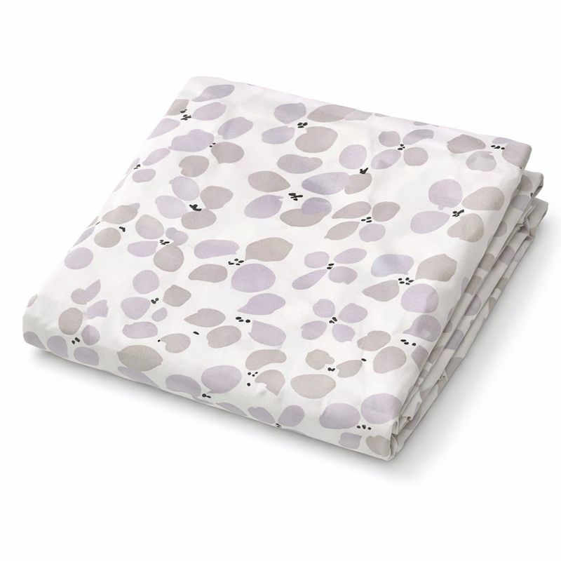 Set de Cortina para Baño con 12 ganchos  Diseño Pétalos 180 x 180 Cm