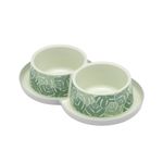 Plato Doble para Gato Trendy Dinner Eden Antihormigas de 2 x 350 ml