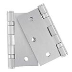 Bisagra Cuadrada de Acero Inoxidable 3 Plg Cabeza Plana