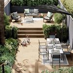 Set de Jardín Lyra de Aluminio para 4 Personas Color Gris