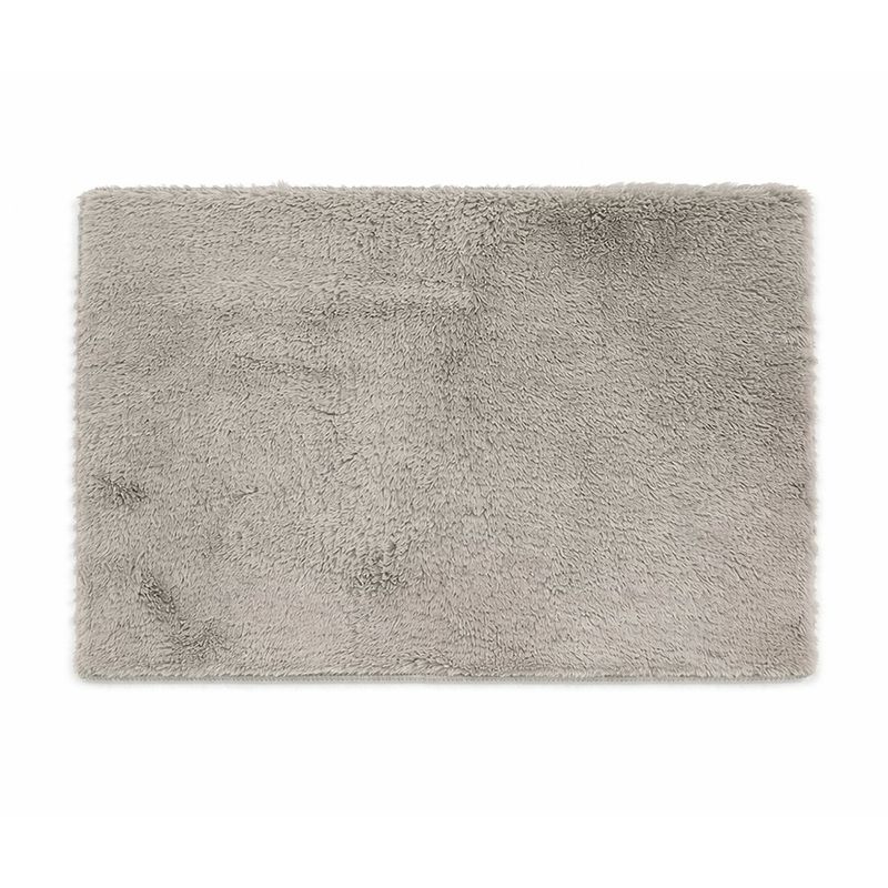 Alfombra Loop Suave Color Gris de 50 x 80 Cm