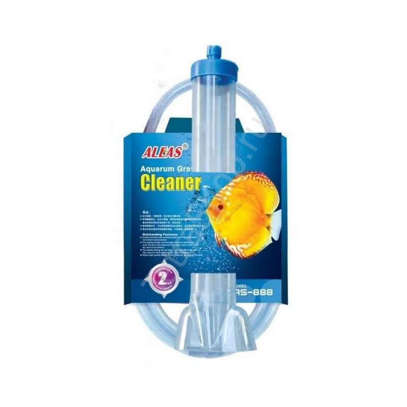 Limpiador de Grava para Peceras con Sistema de Sifón Manual