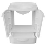 Mueble de Baño con Lavamanos Plástico de 45x32 cm