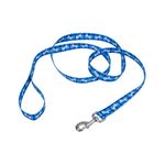 Correa Pet Attire Celeste con Huesos de 3/8 Plg