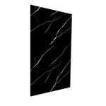 Plancha de PVC Negro Veteado de 1.22 x 2.44 Metros