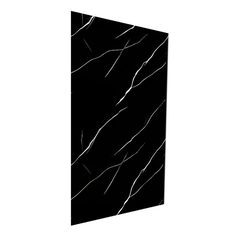 Plancha de PVC Negro Veteado de 1.22 x 2.44 Metros