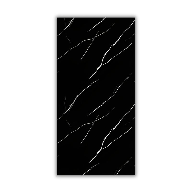 Plancha de PVC Negro Veteado de 1.22 x 2.44 Metros