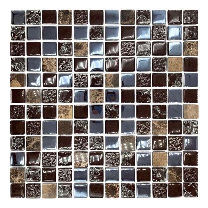 Malla Decorativa Malta de 30 x 30 cm Color Café