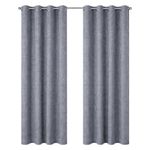 Cortina para Ventana Black Out 137x228 Cm Color Gris