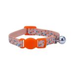 Collar Safe Cat Triangulos Naranja de 3/8 Plg