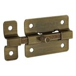 Pasador de Barra Plana 2 plg Acabado Dorado Antiguo