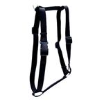Arnés Ajustable para Perro Color Negro de 5/8 x 24 Plg Talla S