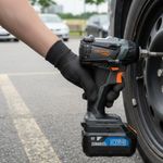 Llave de Impacto Inalámbrica de 1/2 Plg con Batería y Cargador 20 V
