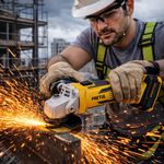 Esmeriladora Angular Inalámbrica de 4.5 plg + Cargador de 20 V