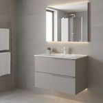 Vanity American Standard Salvia de 80 cm con Lavamanos Integrado Color Arena