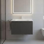 Vanity American Standard Olmo de 60 Cm con Lavamanos Integrado Color Habana