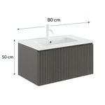 Vanity American Standard Olmo de 60 Cm con Lavamanos Integrado Color Habana