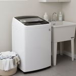 Lavadora LG Carga Superior de 19 Kg Smart Inverter TurboDrum Color Blanco