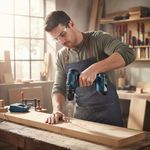 Taladro Percutor Inalámbrico con Cargador 18 V Mandril de 1/2 plg