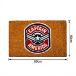 Alfombra de Entrada Captain America Antideslizante 40 x 60 cm Color Natural