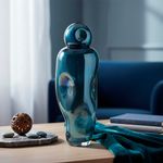 Ánfora Color Azul de 43.5 Cm