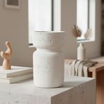 Portavela de Poly Color Blanco de 15 Cm