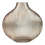 Florero Rosegold Chato de 24 Cm