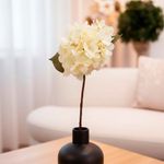 Hortensia Decorativa Artificial Color Crema