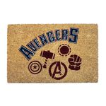 Alfombra de Entrada Avengers Antideslizante 40 x 60 cm Color Natural
