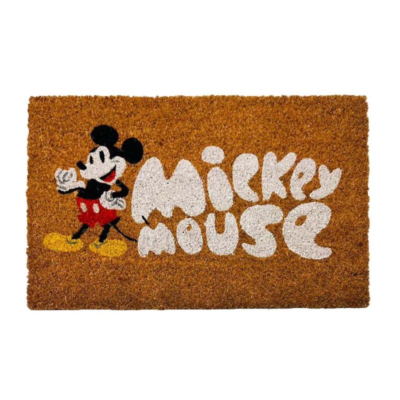 Alfombra de Entrada Mickey Antideslizante de 40 x 60 cm Color Natural