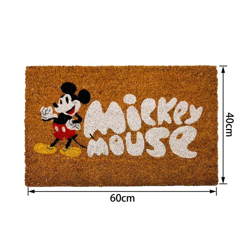 Alfombra de Entrada Mickey Antideslizante de 40 x 60 cm Color Natural