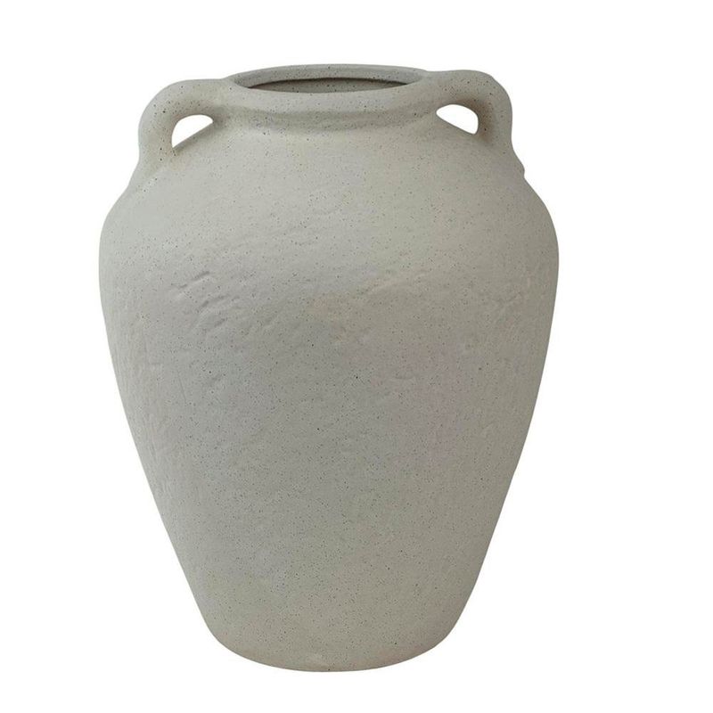 Jarrón de Cerámica Color Blanco de 31 Cm
