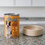 Alimento Húmedo en Lata para Perro Adulto con Pollo y Pavo Cocido al Horno 415 Grs