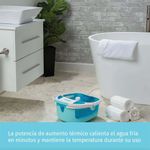 Tina Spa para Pies Eléctrico con Asa de Transporte Homedics