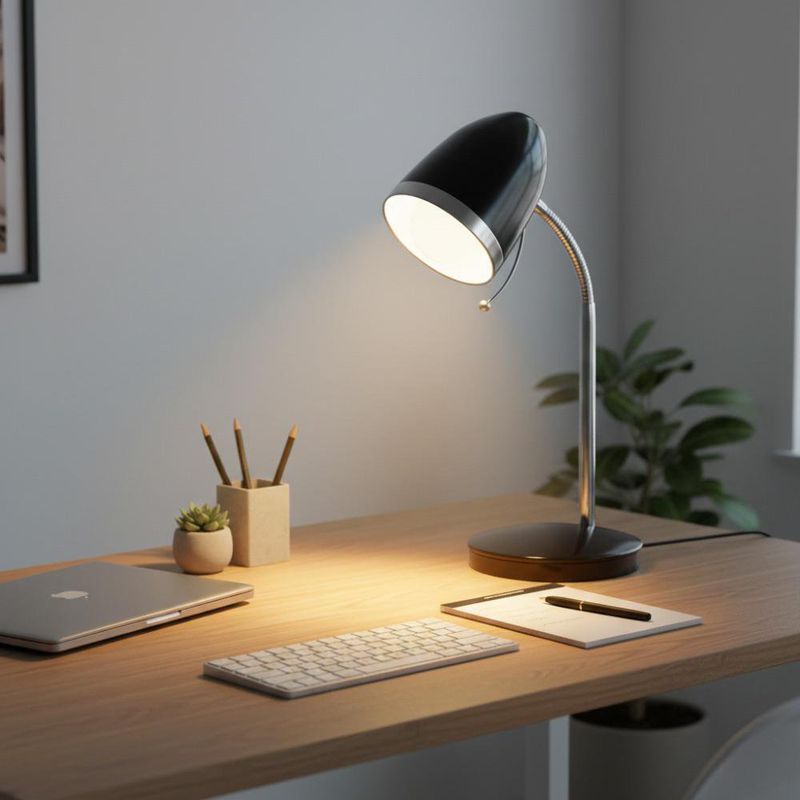 Lámpara de Escritorio Negra 11 W