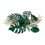 Placa Decorativa de Pared Diseño Hojas Color Verde de 89.5 Cm