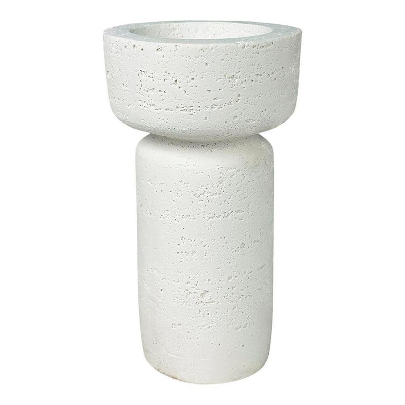 Portavela de Poly Color Blanco de 20.5 Cm