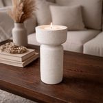 Portavela de Poly Color Blanco de 20.5 Cm