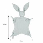 Mantita de Seguridad Diseño Conejo Gris