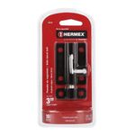 Pasador Corredizo Hermex para Puerta Color Negro de 3 Plg