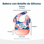 Babero con Bolsillo de Twiny Twinkle Color Rosa