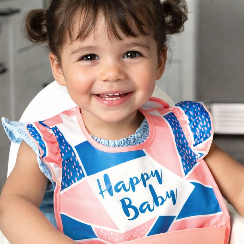 Babero con Bolsillo de Twiny Twinkle Color Rosa